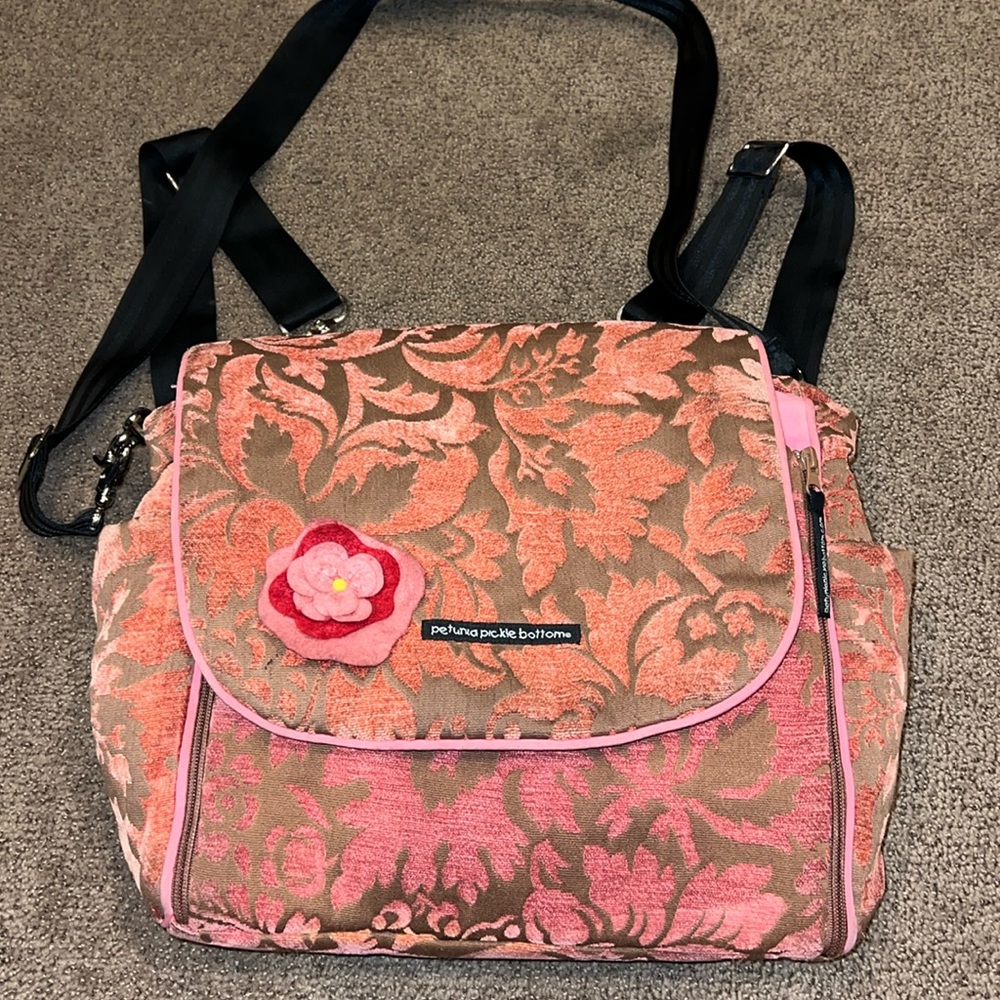 Petunia Pickle Bottom Boxy Backpack pink